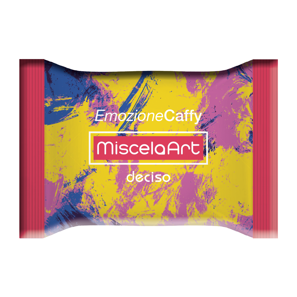 Capsule MiscelaArt Emozionecaffy Miscela Deciso per Caffitaly System