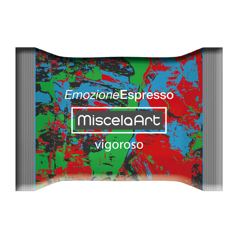 Capsule MiscelaArt Emozionespresso Miscela Vigoroso per Nespresso ad uso domestico