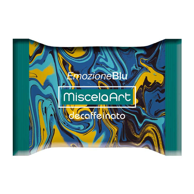 Capsule MiscelaArt Emozioneblu Miscela Decaffeinato per Lavazza Blue